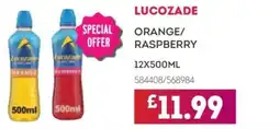 Bestway LUCOZADE Orange/ raspberry offer