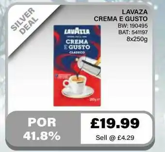 Bestway Lavazza Crema Gusto offer