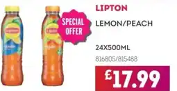 Bestway LIPTON Lemon/peach offer