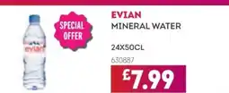 Bestway EVIAN Mineral water offer