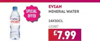Bestway EVIAN Mineral water offer