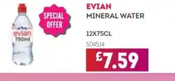 Bestway EVIAN Mineral water offer