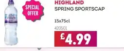 Bestway HIGHLAND Spring sportscap offer
