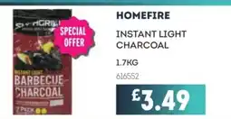 Bestway HOMEFIRE Instant light charcoal offer