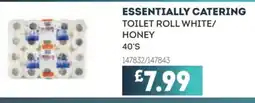 Bestway ESSENTIALLY CATERING Toilet roll white/ honey offer