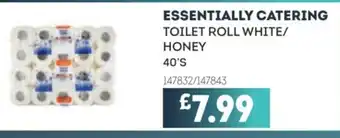 Bestway ESSENTIALLY CATERING Toilet roll white/ honey offer
