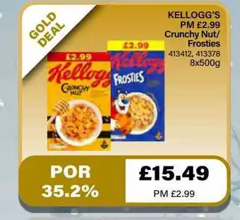 Bestway Kellogg's Crunchy Nut Frosties offer