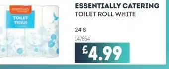 Bestway ESSENTIALLY CATERING Toilet roll white offer
