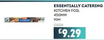 Bestway ESSENTIALLY CATERING Kitchen foil 450mm offer