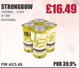 Bestway STRONGBOW Original-cans offer