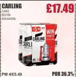 Bestway CARLING Cans offer