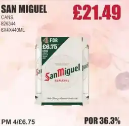 Bestway SAN MIGUEL Cans offer