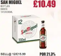Bestway SAN MIGUEL Bottles offer