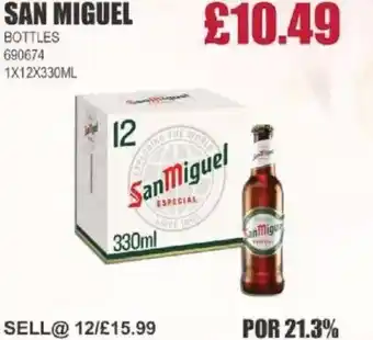 Bestway SAN MIGUEL Bottles offer