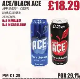 Bestway ACE/BLACK ACE Apple/dry cider offer
