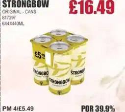 Bestway STRONGBOW Original-cans offer