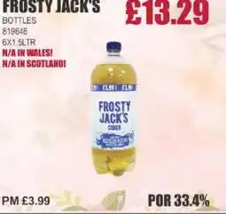 Bestway FROSTY JACK'S Bottles offer