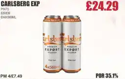 Bestway CARLSBERG EXP Pints offer