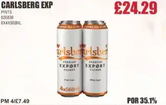 Bestway CARLSBERG EXP Pints offer