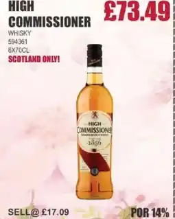 Bestway HIGH COMMISSIONER Whisky offer