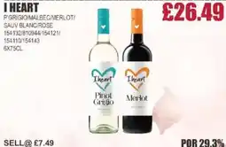 Bestway I HEART P'grigio/malbec/merlot/ sauv blanc/rose offer