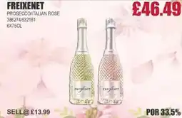 Bestway FREIXENET Prosecco italian rose offer