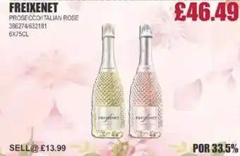Bestway FREIXENET Prosecco italian rose offer