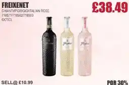 Bestway FREIXENET Chianti/p'grigio/italian rose offer