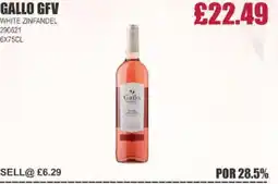 Bestway GALLO GFV White zinfandel offer