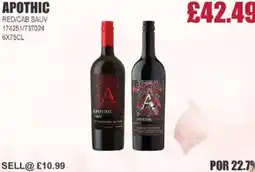 Bestway APOTHIC Red/cab sauv offer