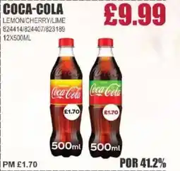 Bestway COCA-COLA Lemon/cherry/lime offer