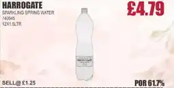 Bestway HARROGATE Sparkling spring water offer