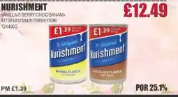 Bestway NURISHMENT Vanilla/s berry/choc/banana offer