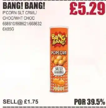 Bestway BANG! BANG! P'corn slt crml/ choc/wht choc offer