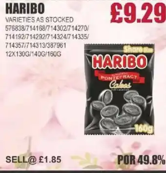 Bestway HARIBO offer