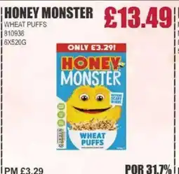 Bestway HONEY MONSTER Wheat puffs offer