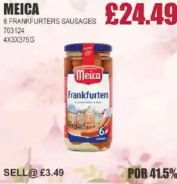 Bestway MEICA 6 Frankfurters sausages offer