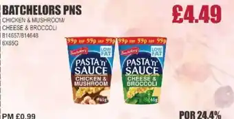Bestway BATCHELORS PNS Chicken & mushroom/ cheese & broccoli offer