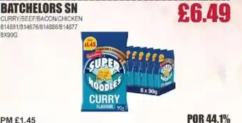 Bestway BATCHELORS SN Curry/beef/bacon/chicken offer