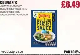 Bestway COLMAN'S offer