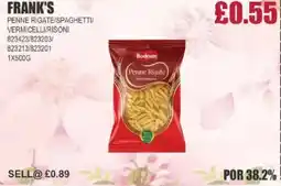 Bestway FRANK'S Penne rigate/spaghetti/ vermicelli/risoni offer