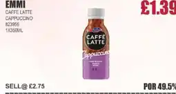 Bestway EMMI Caffe latte cappuccino offer
