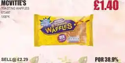 Bestway MCVITIE'S Toasting waffles offer