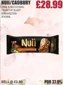 Bestway NUII/CADBURY offer