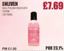 Bestway ENLIVEN Nail polish remover offer