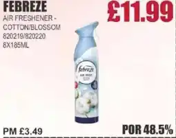 Bestway FAIRY Air freshener- cotton/blossom offer