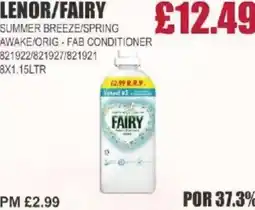 Bestway LENOR/FAIRY Summer breeze/spring awake/orig-fab conditioner offer