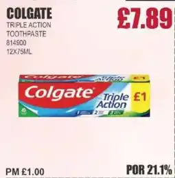 Bestway COLGATE Triple action toothpaste offer