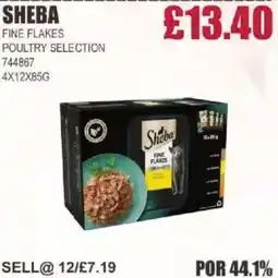 Bestway SHEBA Fine flakes poultry selection offer