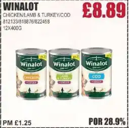 Bestway WINALOT Chicken/lamb & turkey/cod offer